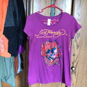 Ed Hardy T-shirt size Lg